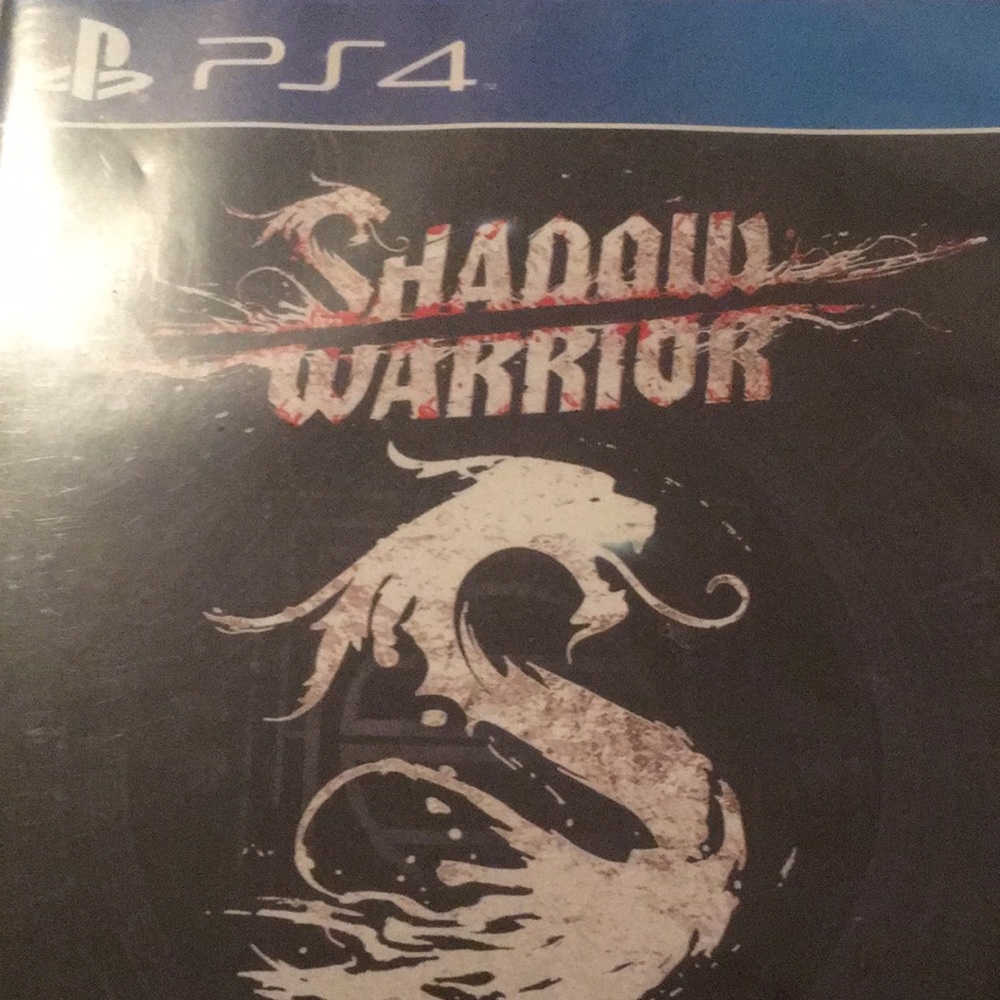 PS4 shadow warrior no scratches brand new